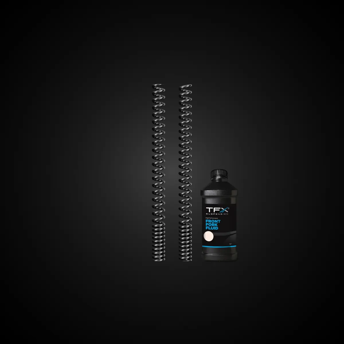 TFX progressive fork spring set with one litre fork oil for CFMOTO 450MT